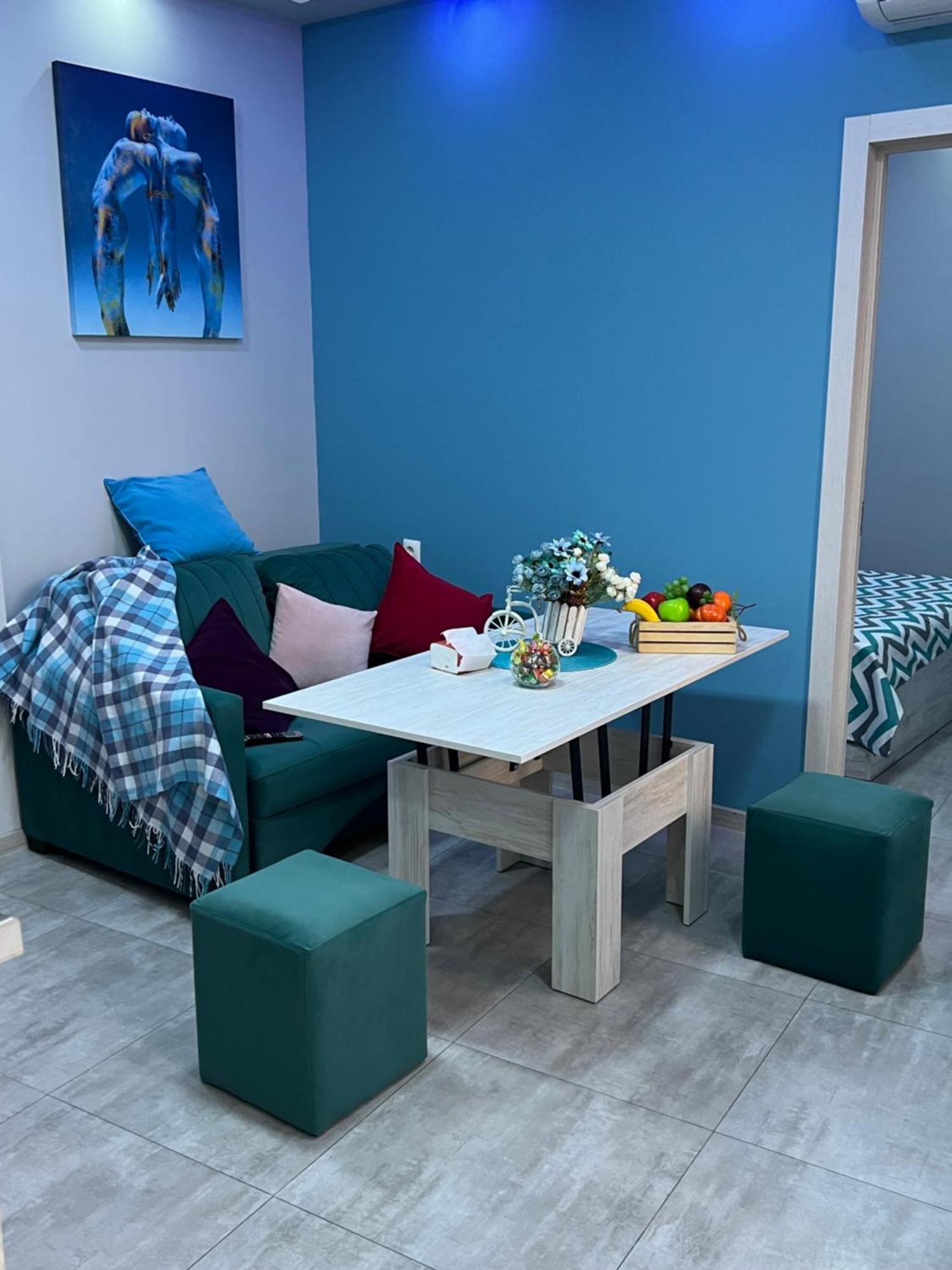 Cool Blue Interior Self Check In Apartman Jereván Kültér fotó